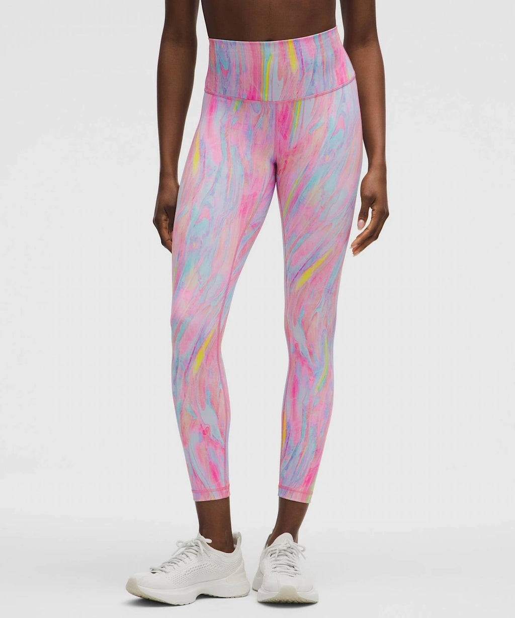 Wunder Train High Rise Tight - 25" In Rainbow